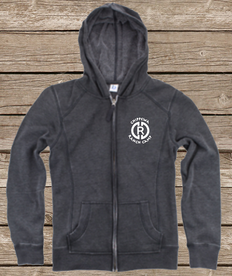 CRC Charcoal Zip Up Hoodie