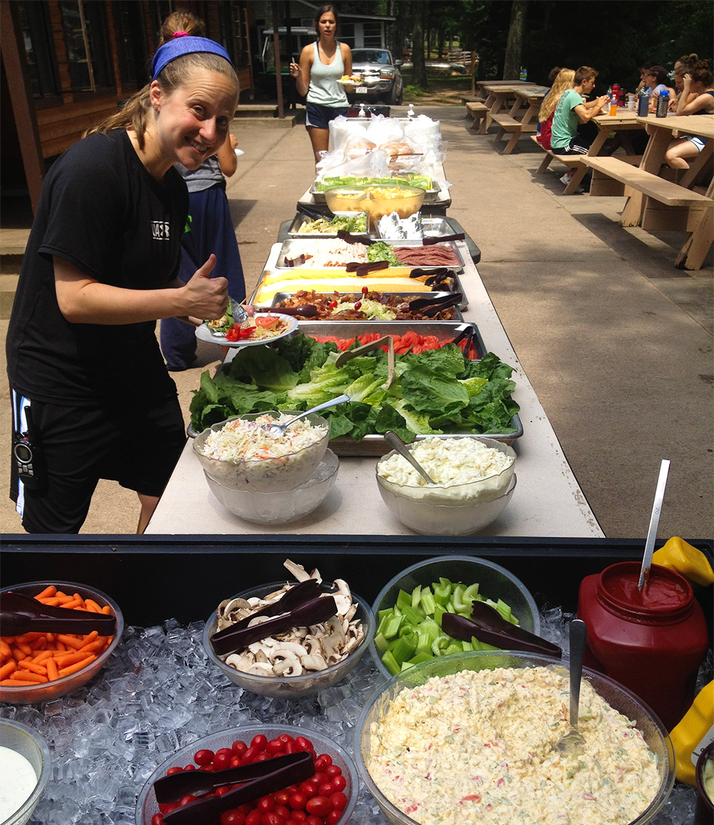 Serious Summer Camp Food at One of the Best Girls' Summer Camps